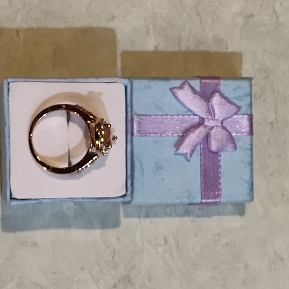 NIB Bloomingdale's Rose Gold Vermeil 3ct Morganite Teardrop Ring Size 7 - Picture 8 of 14